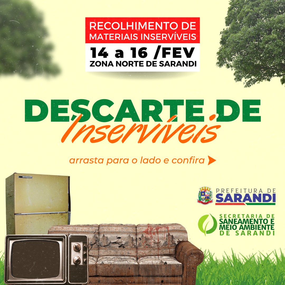Recolhimento de Inservíveis - Zona Norte de Sarandi